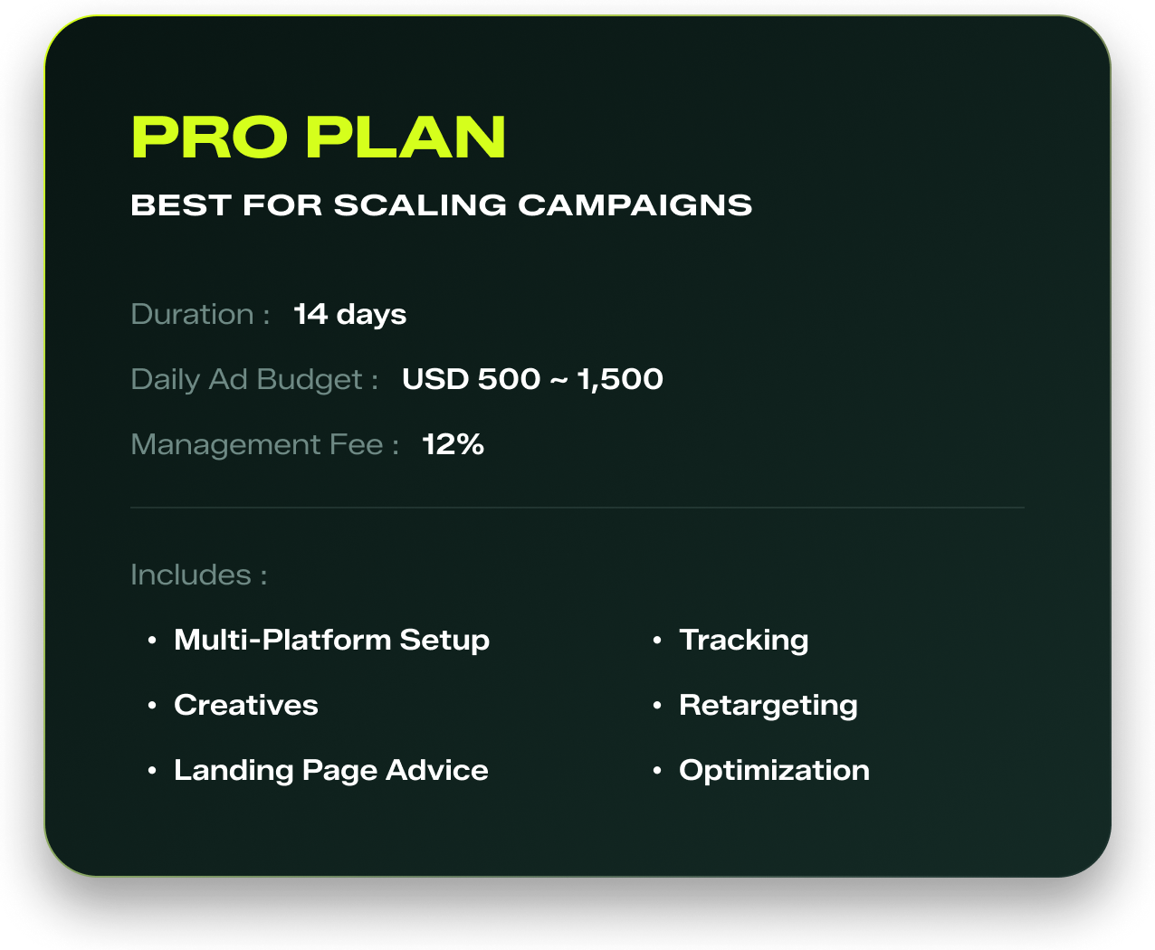Pro Plan